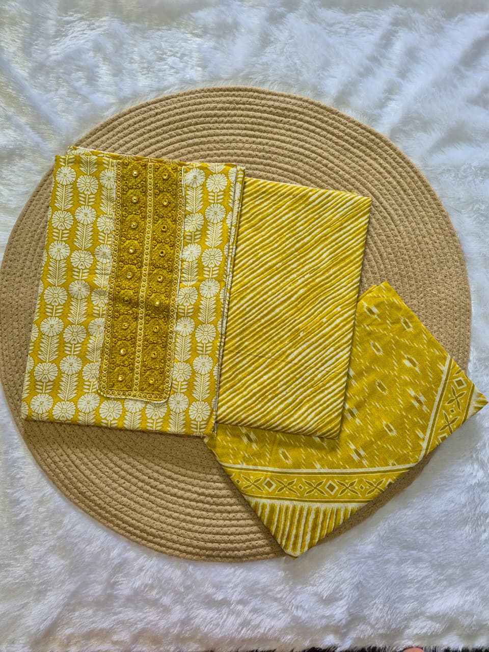 Elegant Pure Cotton Dress Material – Soft, Breathable & Perfect for All Seasons