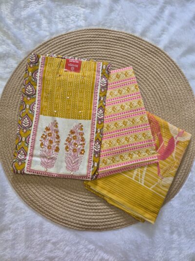 Pure Cotton Dress Material – Soft, Breathable & Comfortable for Everyday Wear