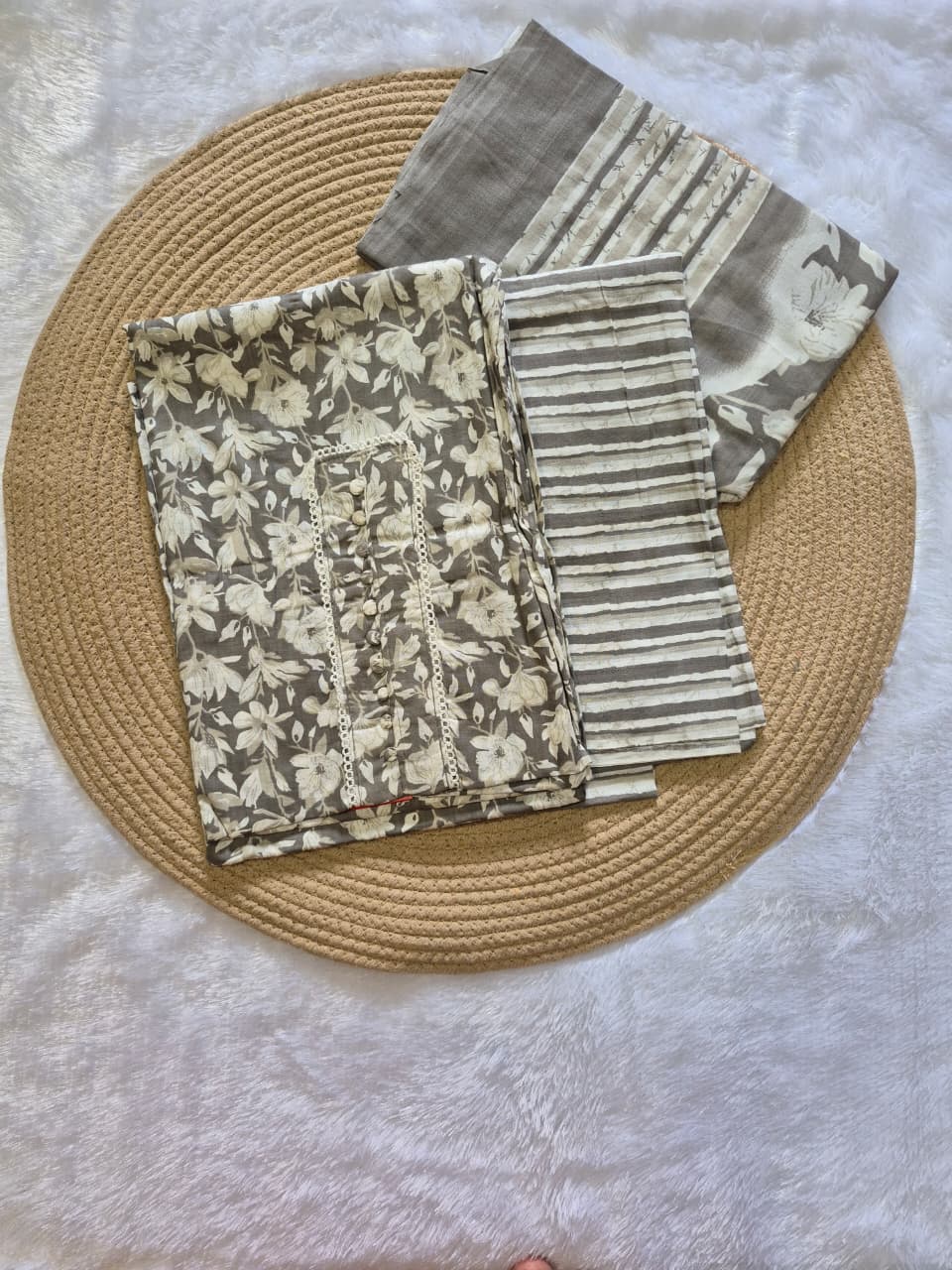 Handloom Pure Cotton Dress Material