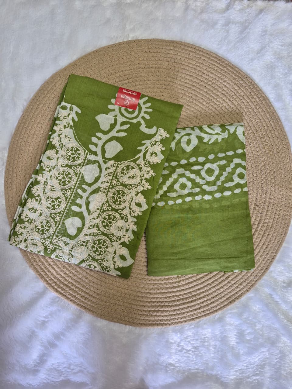 Batik Print Pure Cotton Dress Material – Elegance in Soft, Classic, and Season Comfort