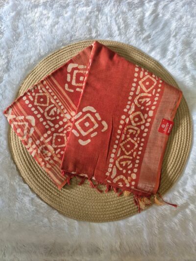 Traditional Batik Art Saree