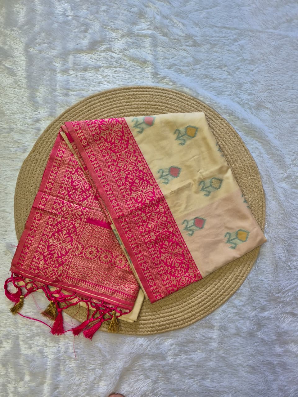 Authentic Pochampalli Ikat Pure Silk Saree