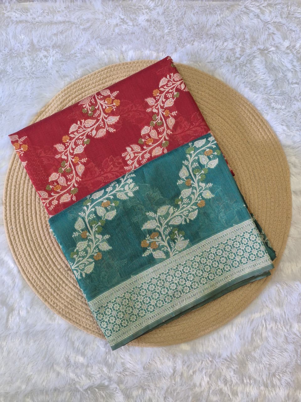 Elegant Jamdani Cotton – Handwoven Heritage with Grace