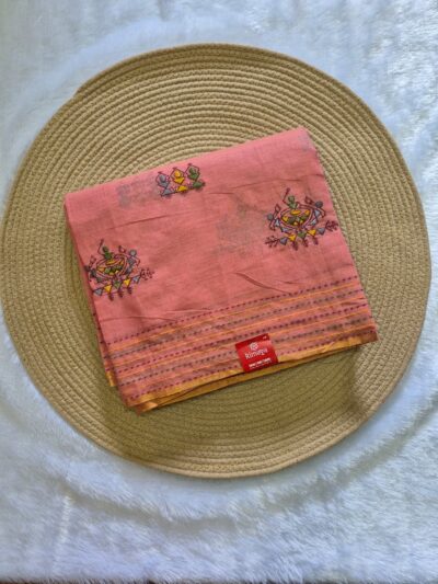 Traditional Kantha Work Saree