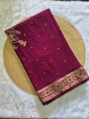 Pure Soft Tussar Silk Saree – Classic Elegance with Natural Shine