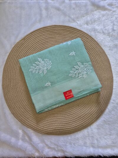 Traditional Temple Border Pure Cotton Saree