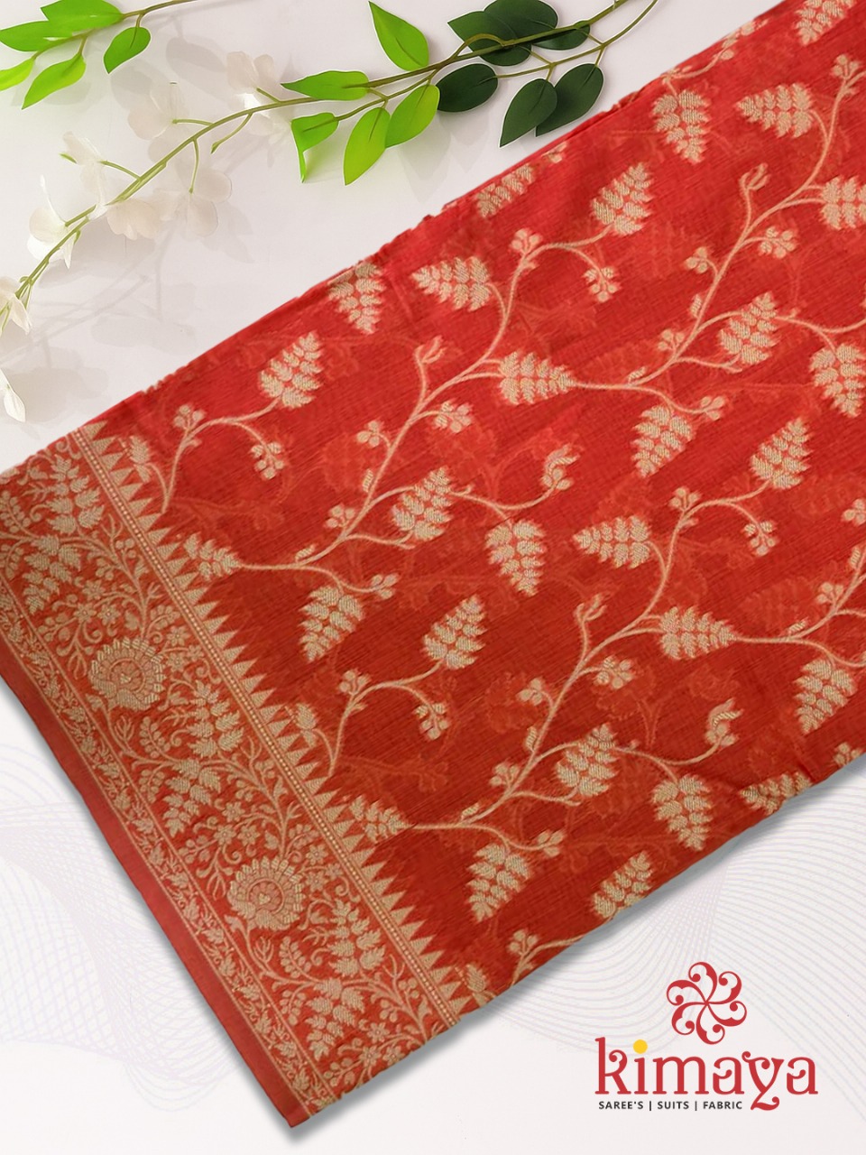 Elegant Jamdani Weave Cotton Saree – Classic Yet Contemporary