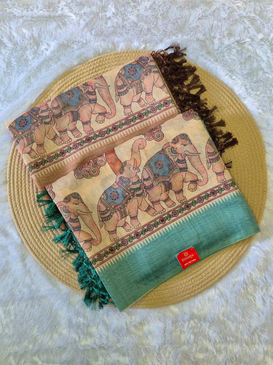 Handcrafted Chanderi Cotton Saree – Graceful & Lightweight