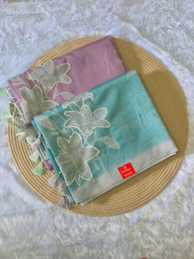 Elegant Cota Cotton Saree – Light, Breezy & Timeless