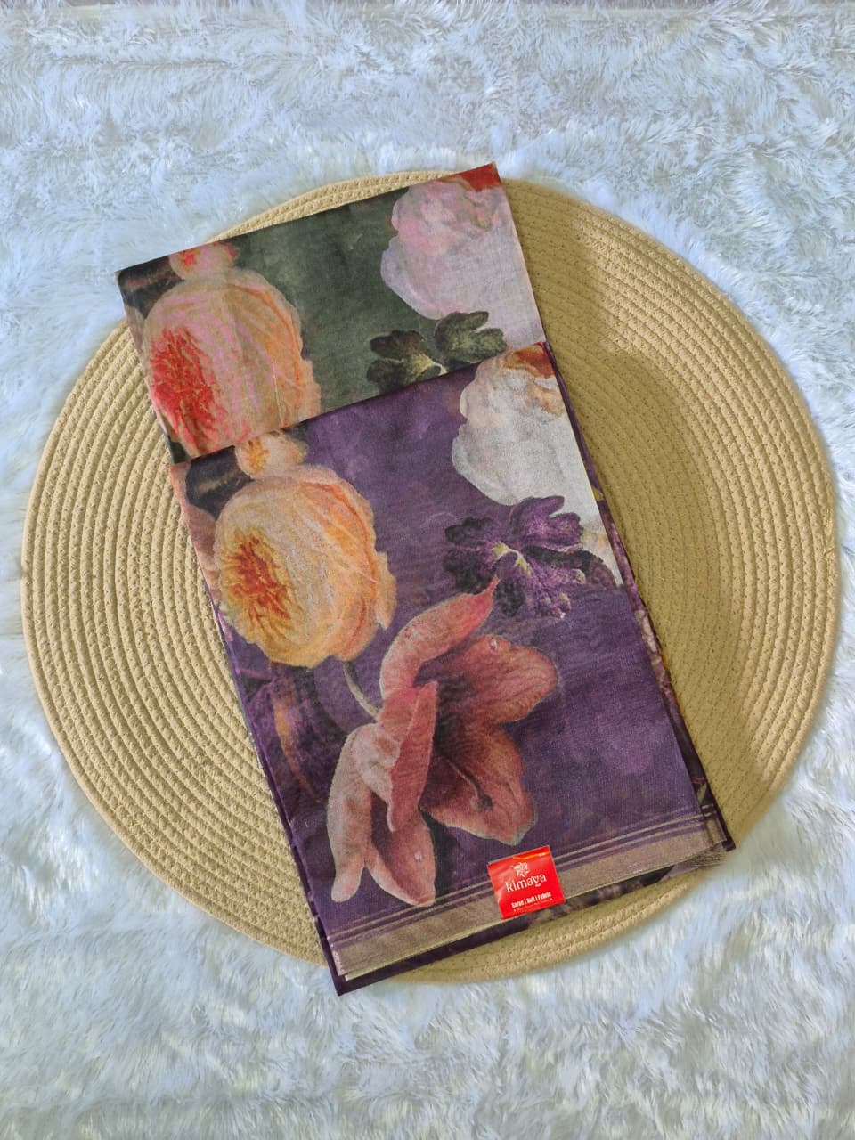 Elegant Satin Saree with Lustrous Finish